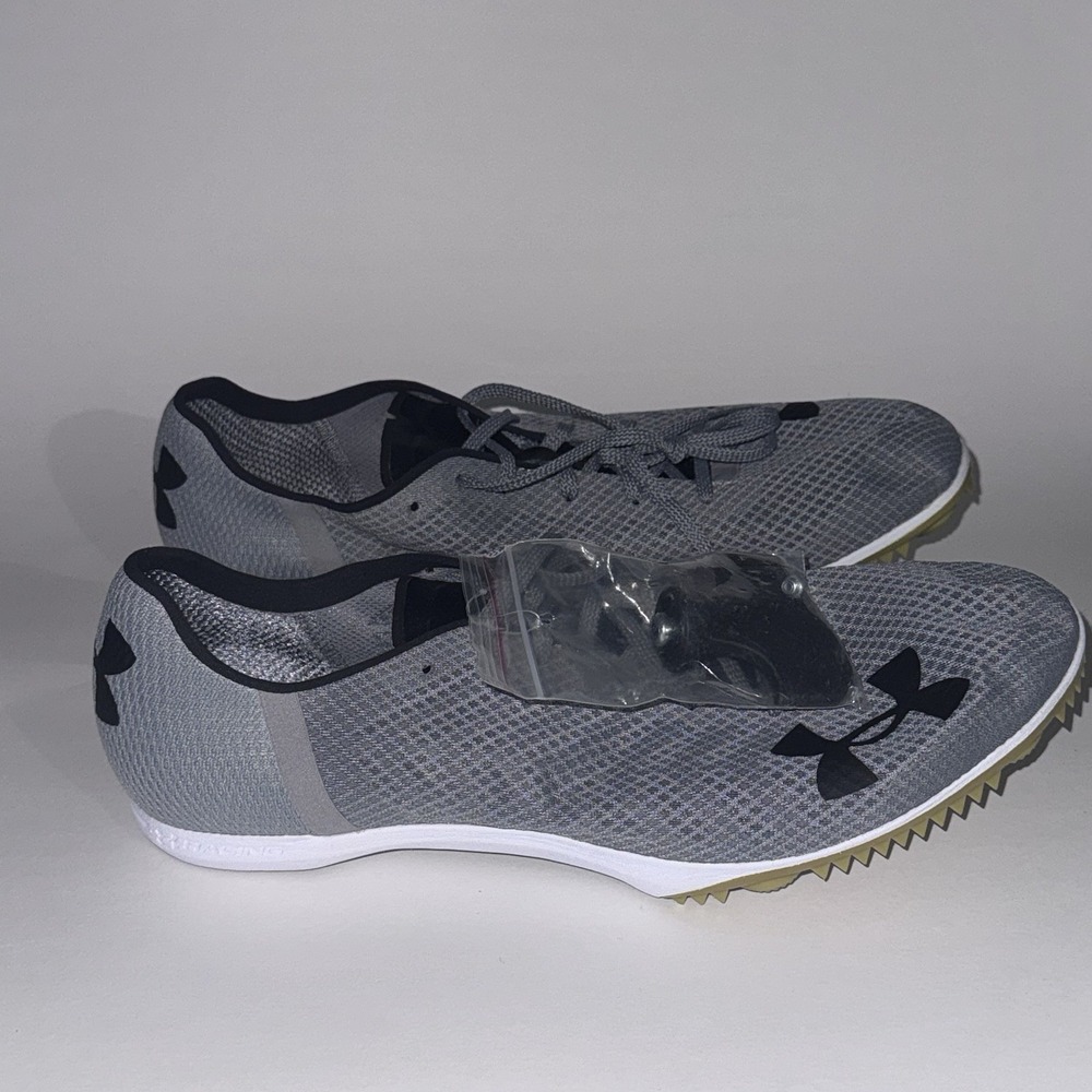 Under Armour Kick Distance 2 Track Shoes Grey Men's Size 12 New